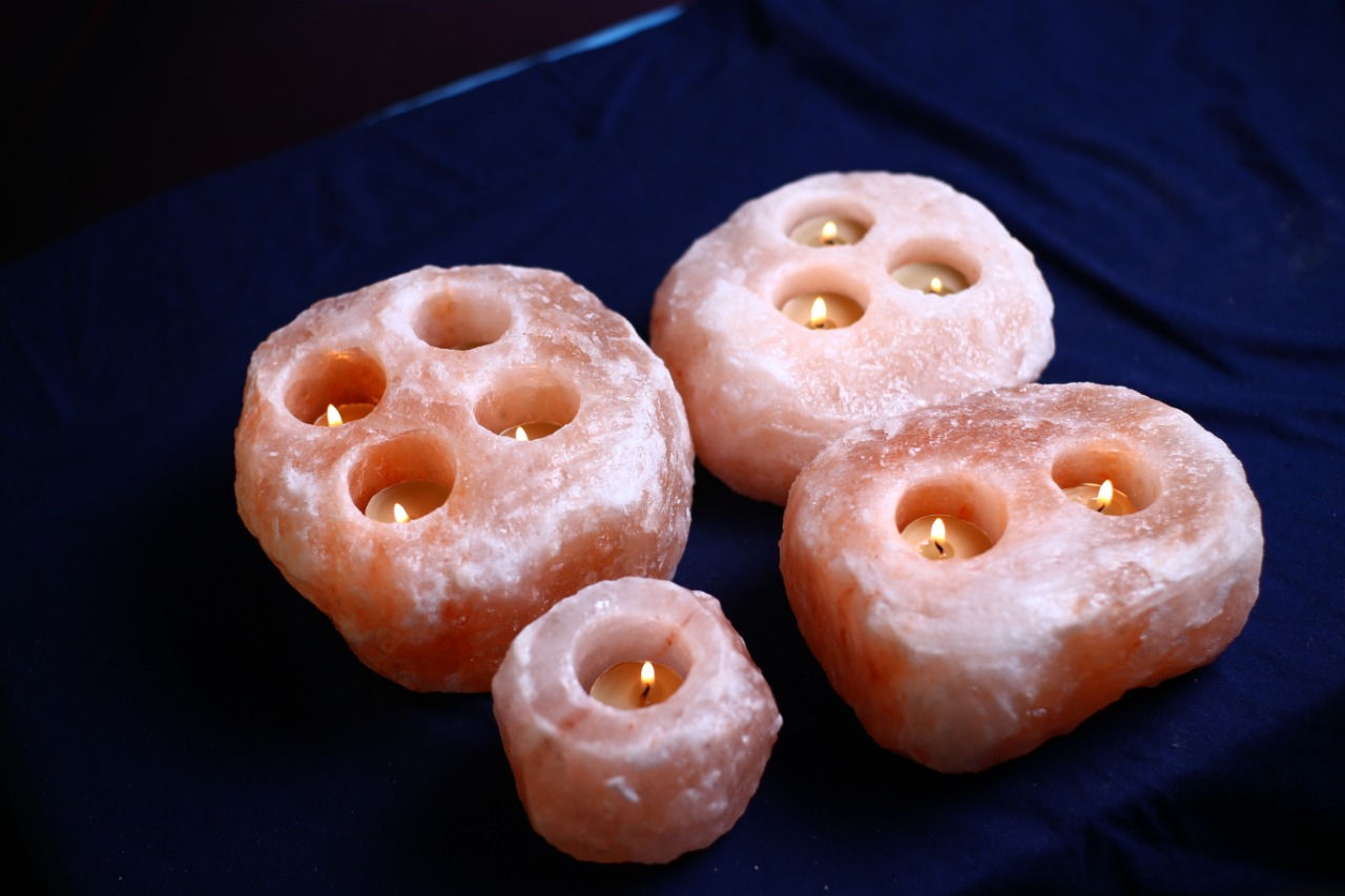 Salt Candle Holders - Multi-Cavity Set